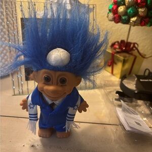 Jewish Troll Doll with White Details